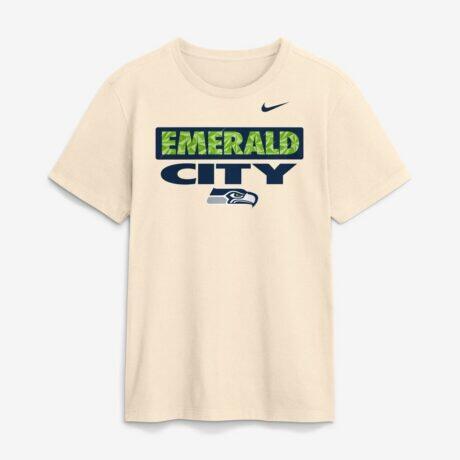 Seattle Seahawks Nike Emerald City T-Shirt - Natural