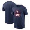 Cleveland Guardians Nike Local T-Shirt - Navy - Front View