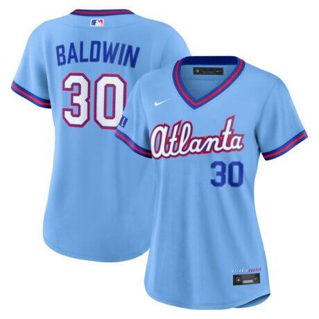 Drake Baldwin Atlanta Braves Nike Women's 2026 City Connect Stadium Jersey - - Front View