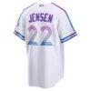 Carter Jensen Kansas City Royals Nike 2026 City Connect Stadium Jersey - White - Detail View