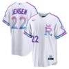 Carter Jensen Kansas City Royals Nike 2026 City Connect Stadium Jersey - White - Front View