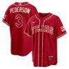 Joc Pederson Texas Rangers Nike 2026 City Connect Stadium Jersey - Red - Front View