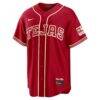 Joc Pederson Texas Rangers Nike 2026 City Connect Stadium Jersey - Red - Side View