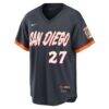 Nick Pivetta San Diego Padres Nike 2026 City Connect Stadium Jersey - - Side View