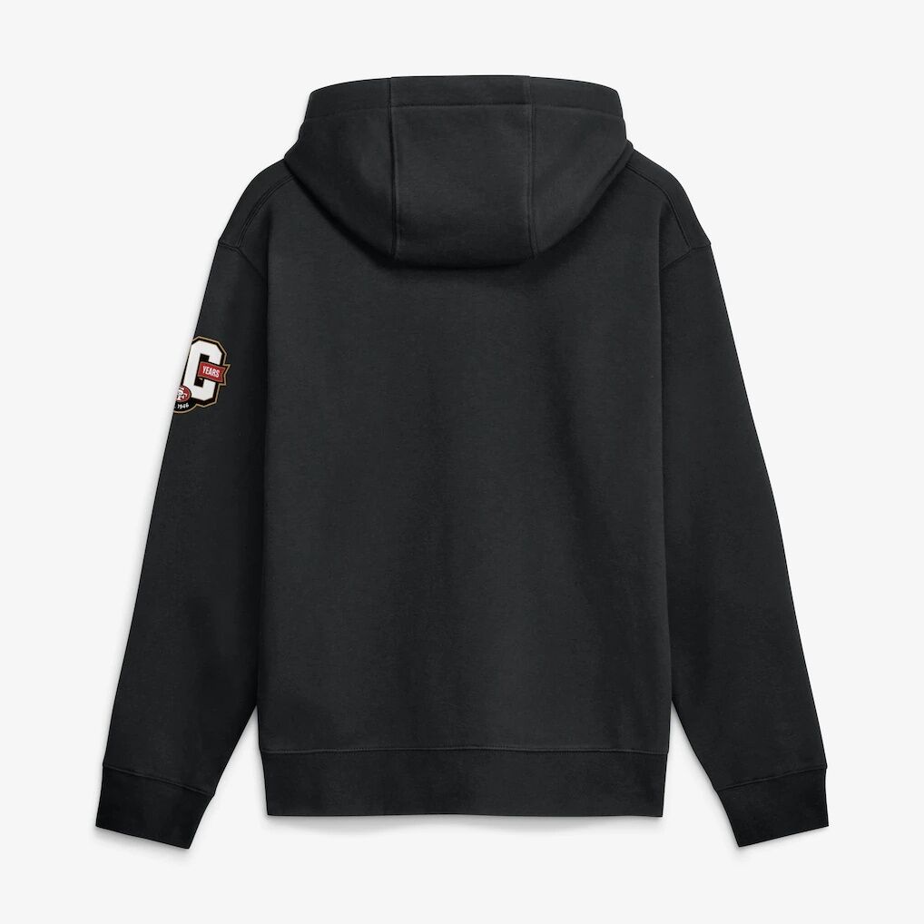 San Francisco 49ers Nike 80th Anniversary Goal Line Club Fleece Hoodie