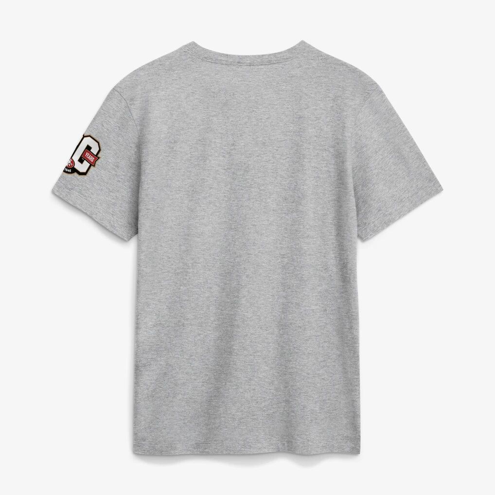 San Francisco 49ers Nike 80th Anniversary Sunday Showdown T-Shirt - Heather Gray