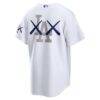 Los Angeles Dodgers Nike x KAWS Stadium Jersey - White - Detail View