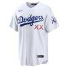 Los Angeles Dodgers Nike x KAWS Stadium Jersey - White - Side View