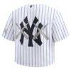 New York Yankees Nike x KAWS Women's Cropped Replica Jersey - White - Detail View