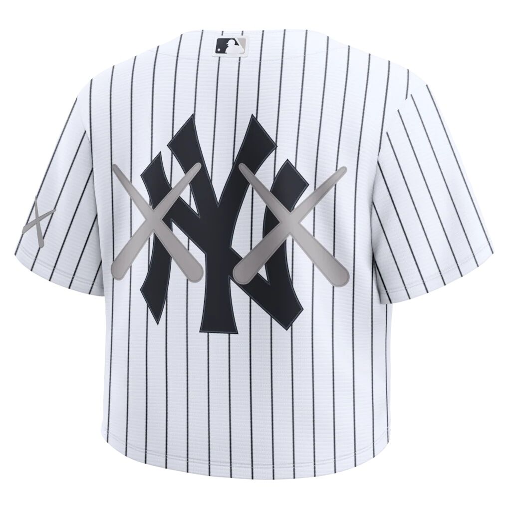 New York Yankees Nike x KAWS Women's Cropped Replica Jersey