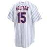 Carlos Beltran New York Mets Nike Home Replica 2026 Hall of Fame Patch Jersey - White - Detail View