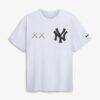Aaron Judge New York Yankees Nike x KAWS Name & Number Max90 T-Shirt - White - Side View