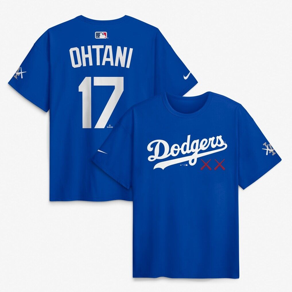 Shohei Ohtani Los Angeles Dodgers Nike x KAWS Name & Number Max90 T-Shirt - Royal