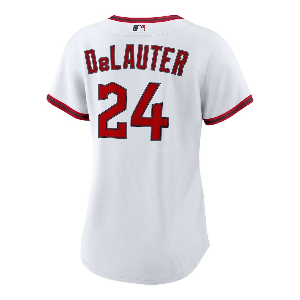 Chase DeLauter Cleveland Guardians Nike Women's Home Replica Jersey