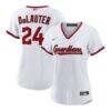 Chase DeLauter Cleveland Guardians Nike Women's Home Replica Jersey - White - Front View