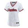 Chase DeLauter Cleveland Guardians Nike Women's Home Replica Jersey - White - Side View