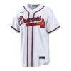 Spencer Schwellenbach Atlanta Braves Nike Home Replica Jersey - White - Back View