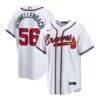 Spencer Schwellenbach Atlanta Braves Nike Home Replica Jersey - White - Front View