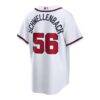 Spencer Schwellenbach Atlanta Braves Nike Home Replica Jersey - White - Side View