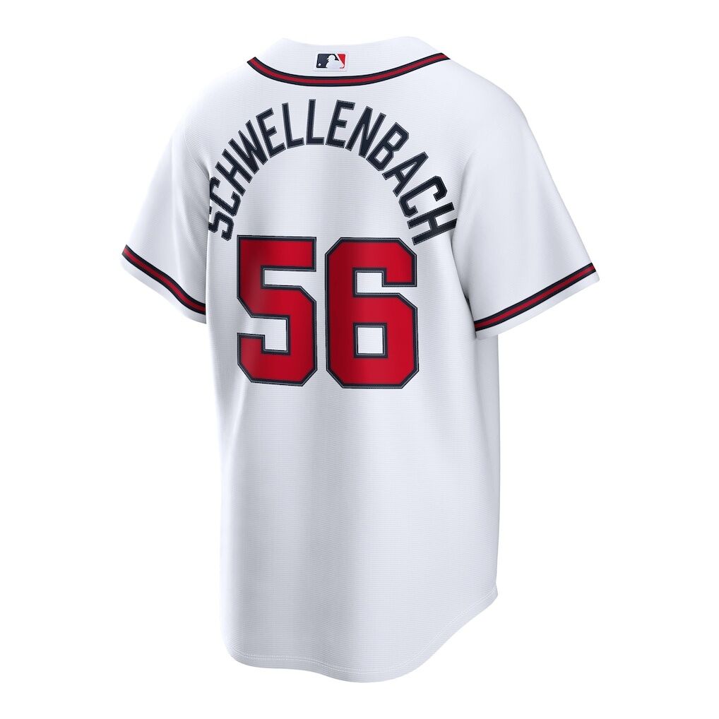 Spencer Schwellenbach Atlanta Braves Nike Home Replica Jersey