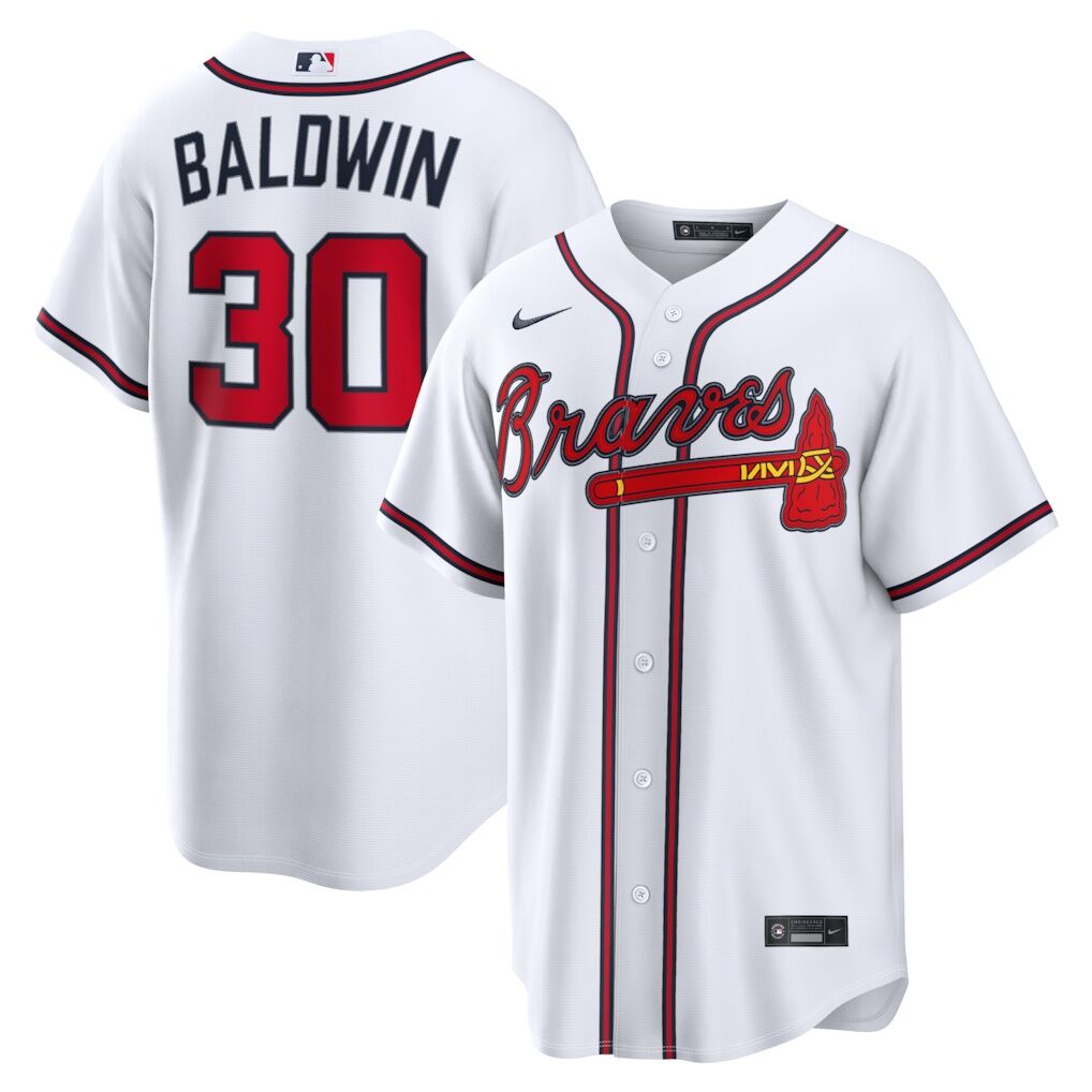 Drake Baldwin Atlanta Braves Nike Home Replica Jersey