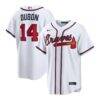 Mauricio Dubón Atlanta Braves Nike Home Replica Jersey - White - Front View
