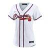 Spencer Schwellenbach Atlanta Braves Nike Women's Home Replica Jersey - White - Back View