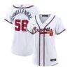 Spencer Schwellenbach Atlanta Braves Nike Women's Home Replica Jersey - White - Front View