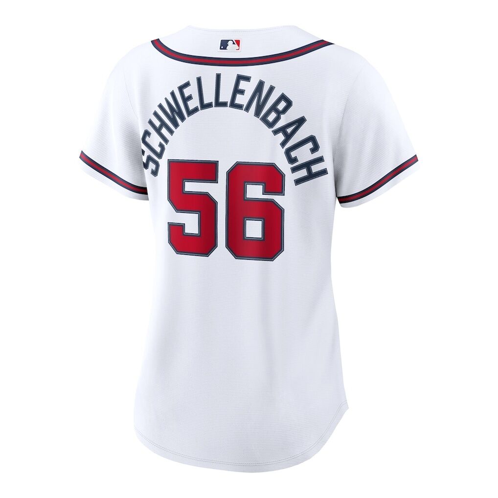 Spencer Schwellenbach Atlanta Braves Nike Women’s Home Replica Jersey