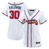 Drake Baldwin Atlanta Braves Nike Women's Home Replica Jersey - White - Front View