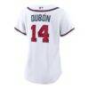 Mauricio Dubón Atlanta Braves Nike Women's Home Replica Jersey - White - Detail View