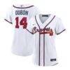 Mauricio Dubón Atlanta Braves Nike Women's Home Replica Jersey - White - Front View