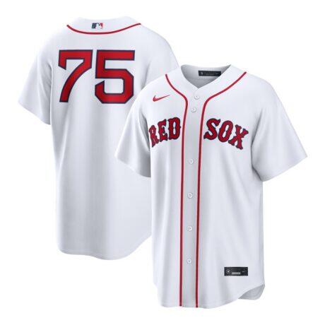 Carlos Narváez Boston Red Sox Nike Home Replica Jersey - White - Front View