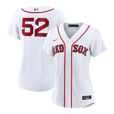 Wilyer Abreu Boston Red Sox Nike Women's Home Replica Jersey - White - Front View