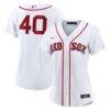 Willson Contreras Boston Red Sox Nike Women's Home Replica Jersey - White - Front View