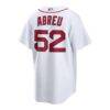 Wilyer Abreu Boston Red Sox Nike Home Replica Jersey - White - Detail View