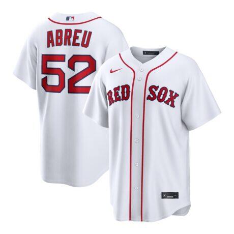 Wilyer Abreu Boston Red Sox Nike Home Replica Jersey - White - Front View