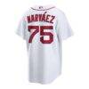 Carlos Narváez Boston Red Sox Nike Home Replica Jersey - White - Detail View