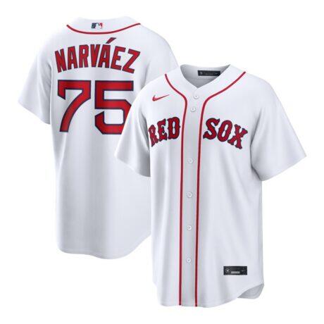 Carlos Narváez Boston Red Sox Nike Home Replica Jersey - White - Front View