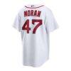 Jovani Moran Boston Red Sox Nike Home Replica Jersey - White - Detail View