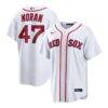 Jovani Moran Boston Red Sox Nike Home Replica Jersey - White - Front View