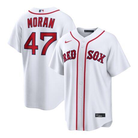 Jovani Moran Boston Red Sox Nike Home Replica Jersey - White - Front View