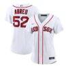 Wilyer Abreu Boston Red Sox Nike Women's Home Replica Jersey - White - Front View