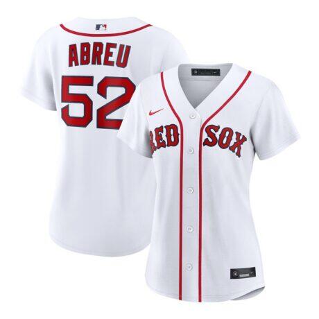 Wilyer Abreu Boston Red Sox Nike Women's Home Replica Jersey - White - Front View