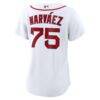 Carlos Narváez Boston Red Sox Nike Women's Home Replica Jersey - White - Detail View