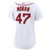 Jovani Moran Boston Red Sox Nike Women's Home Replica Jersey - White - Detail View