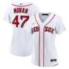 Jovani Moran Boston Red Sox Nike Women's Home Replica Jersey - White - Front View