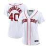 Willson Contreras Boston Red Sox Nike Women's Home Replica Jersey - White - Front View
