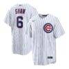 Matt Shaw Chicago Cubs Nike Home Replica Jersey - White - Front View