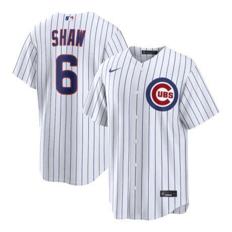 Matt Shaw Chicago Cubs Nike Home Replica Jersey - White - Front View